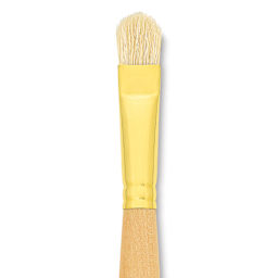 Raphaël D'Artigny Interlocked White Bristle Brush - D-Brush, Long Handle, Size 8