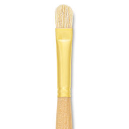 Raphaël D'Artigny Interlocked White Bristle Brush - D-Brush, Long Handle, Size 12