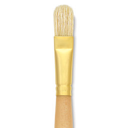 Raphaël D'Artigny Interlocked White Bristle Brush - D-Brush, Long Handle, Size 16