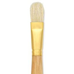 Raphaël D'Artigny Interlocked White Bristle Brush - D-Brush, Long Handle, Size 20