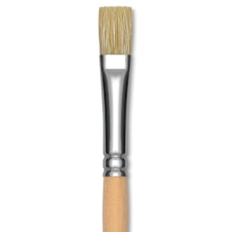 Dynasty Encaustic Brush - Bright, Size 5, close-up