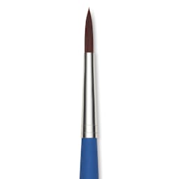 Da Vinci Forte Basic Synthetic Brush - Round, Short Handle, Size 6, close-up