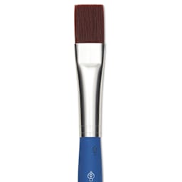 Da Vinci Forte Basic Synthetic Brush - Flat, Short Handle, Size 16, close-up