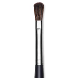 Da Vinci Blender Synthetic Oval Brush - Short Handle, Size 6, close-up