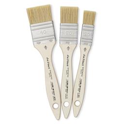 Da Vinci Synthetic Bristle Mottler Brushes - 5014 Mottler, Set of 3