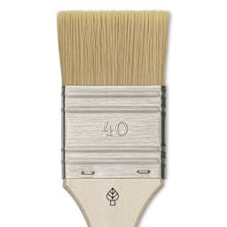 Da Vinci Synthetic Bristle Mottler Brushes - 2429 Mottler, Size 40, close-up