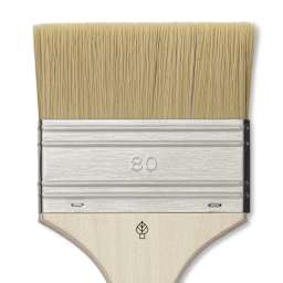 Da Vinci Synthetic Bristle Mottler Brushes - 2429 Mottler, Size 80, close-up