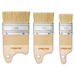 Da Vinci Synthetic Hog Bristle Paddle Brushes