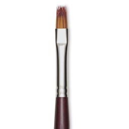 Da Vinci Vario Tip Synthetic Brush - 1381 Flat, Size 6, close-up