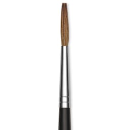 Da Vinci Kolinsky Red Sable Lettering Brushes - Short Handle, Size 12, close-up