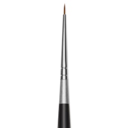 Da Vinci Micro Maestro Kolinsky Brush - Round, Short Handle, Size 10/0, close-up