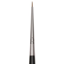 Da Vinci Micro Maestro Kolinsky Brush - Round, Short Handle, Size 15/0, close-up
