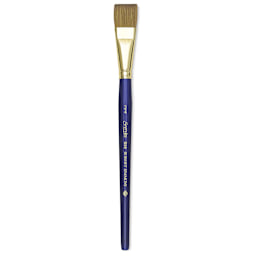 Robert Simmons Sapphire Brush - Flat Wash Brush shown upright