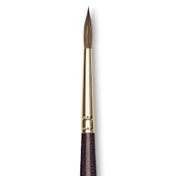 Da Vinci Harbin Kolinsky Brush - Sharp Round, Short Handle, Size 4