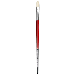 Da Vinci Maestro 2 Hog Bristle Brush - Short Filbert, Long Handle, Size 8