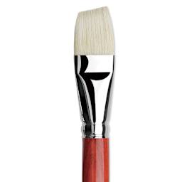 Da Vinci Maestro 2 Hog Bristle Brush - Slant, Long Handle, Size 24 close up
