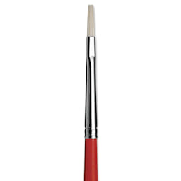 Da Vinci Maestro 2 Hog Bristle Brush - Flat, Long Handle, Size 1 close up