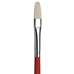 Da Vinci Maestro 2 Hog Bristle Brush - Flat, Long Handle, Size 5 close up