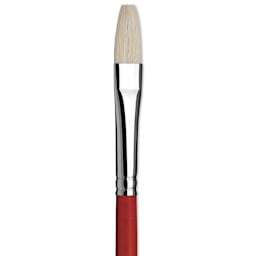 Da Vinci Maestro 2 Hog Bristle Brush - Flat, Long Handle, Size 6 close up