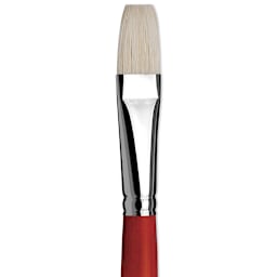 Da Vinci Maestro 2 Hog Bristle Brush - Flat, Long Handle, Size 12 close up