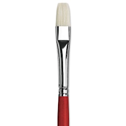 Da Vinci Maestro 2 Hog Bristle Brush - Bright, Long Handle, Size 5 close up