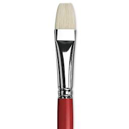 Da Vinci Maestro 2 Hog Bristle Brush - Bright, Long Handle, Size 10 close up