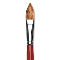 Da Vinci Cosmotop Spin Brush - Oval Wash, Short Handle, Size 20 close up