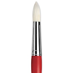 Da Vinci Maestro 2 Hog Bristle Brush - Round, Long Handle, Size 16 close up