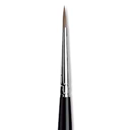 Da Vinci Maestro Kolinsky Sable Brush - Round, Short Handle, Size 1 close up