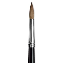 Da Vinci Maestro Kolinsky Sable Brush - Round, Short Handle, Size 10 close up