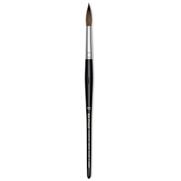 Da Vinci Maestro Kolinsky Sable Brush - Round, Short Handle, Size 12