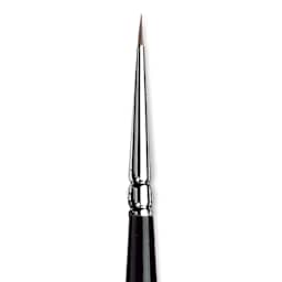 Da Vinci Maestro Kolinsky Sable Brush - Round, Short Handle, 2/0 close up