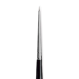Da Vinci Maestro Kolinsky Sable Brush - Round, Short Handle, 10/0 close up
