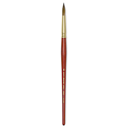 Blick Master Kolinsky Sable Brush - Pointed Round, Short Handle, Size 10