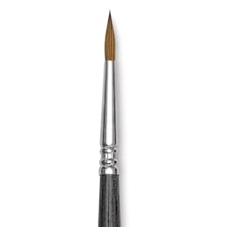 Blick Studio Sable Brush - Round, Short Handle, Size 4 close up