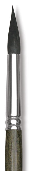 Blick Studio Natural Squirrel Brushes - Closeup of Round Brush