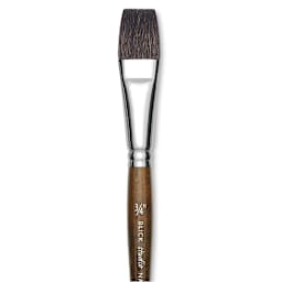Blick Studio Natural Squirrel Brush - One-Stroke Wash, 3/4" closeup