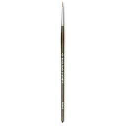 Blick Studio Short Handle Synthetic Brush - Round, Black Handle, Size 0