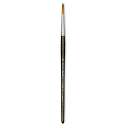 Blick Studio Short Handle Synthetic Brush - Round, Black Handle, Size 6