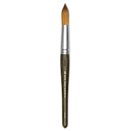 Blick Studio Short Handle Synthetic Brush - Round, Black Handle, Size 20