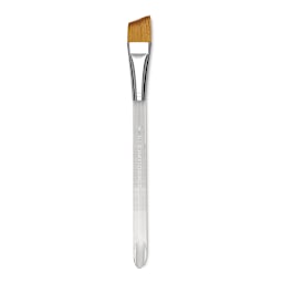 Blick Studio Short Handle Synthetic Brush - Angular Wash, Short Handle, 3/4"