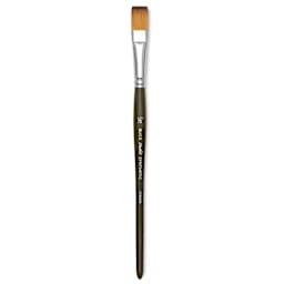 Blick Studio Short Handle Synthetic Brush - One-Stroke Wash, Short Handle, 1/2"