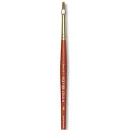 Winsor & Newton Sceptre Gold II Brush - Flat Wash, Short Handle, Size 1/8"