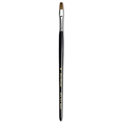 Da Vinci Maestro Kolinsky Brush - Flat, Short Handle, Size 6