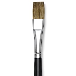 Da Vinci Maestro Kolinsky Brushes - Closeup of tip of Flat brush

