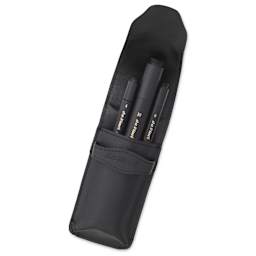 Da Vinci Maestro Kolinsky Travel Brushes - Set 1503, Set of 3, brushes inside faux-leather case