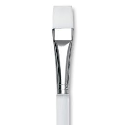 Blick Scholastic Wonder White Brush - Flat Foot, 1/2" close up