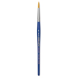 Blick Scholastic Short Handle Golden Taklon Brush - Round, Size 6