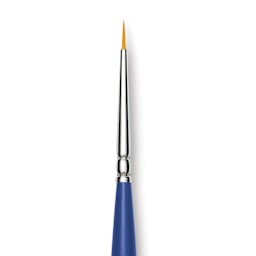 Blick Scholastic Short Handle Golden Taklon Brush - Round, Size 2/0