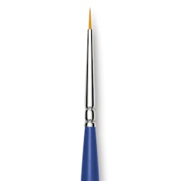 Blick Scholastic Short Handle Golden Taklon Brush - Round, Size 2/0